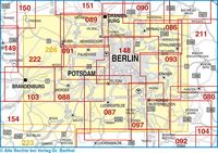 Ausflugskarte Berlin, Potsdam und Umgebung