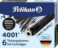 Produktbild: Pelikan Tintenpatrone 4001 TP/6 brillant-schwarz