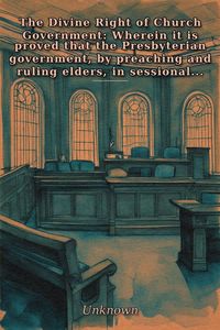 Produktbild: The Divine Right of Church Government