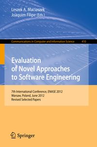 Produktbild: Evaluation of Novel Approaches to Software Engineering