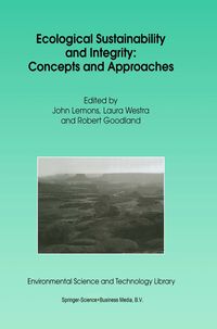 Produktbild: Ecological Sustainability and Integrity: Concepts and Approaches