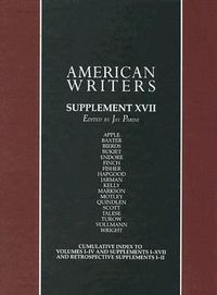 Produktbild: American Writers, Supplement XVII