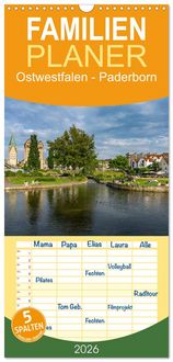Produktbild: Familienplaner 2026 - Ostwestfalen - Paderborn mit 5 Spalten (Wandkalender, 21 x 45 cm) CALVENDO