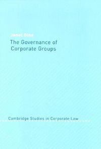 Produktbild: The Governance of Corporate Groups
