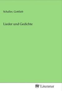 Produktbild: Lieder und Gedichte