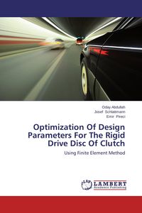 Produktbild: Optimization Of Design Parameters For The Rigid Drive Disc Of Clutch