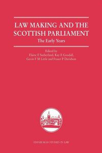 Produktbild: Law Making and the Scottish Parliament