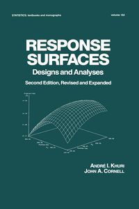 Produktbild: Response Surfaces: Designs and Analyses