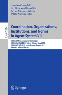 Produktbild: Coordination, Organizations, Instiutions, and Norms in Agent System VII