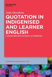 Produktbild: Quotation in Indigenised and Learner English