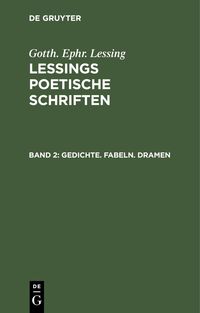 Produktbild: Gedichte. Fabeln. Dramen