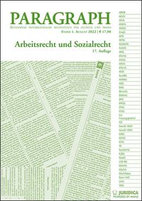 Bild vom Artikel Paragraph - Arbeitsrecht und Sozialrecht vom Autor 
