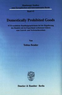 Produktbild: Domestically Prohibited Goods.