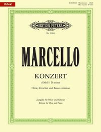 Produktbild: Oboenkonzert d-Moll f&uuml;r Oboe u. Klavier, Urtext (Fechner)