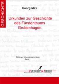 Produktbild: Urkundenbuch zur Geschichte des F&uuml;rstenthums Grubenhagen