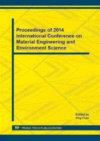 Produktbild: Proceedings of 2014 International Conference on Material Engineering and Environment Science
