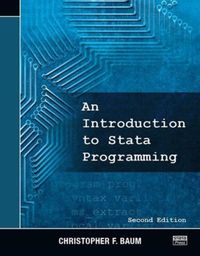 Produktbild: An Introduction to Stata Programming, Second Edition