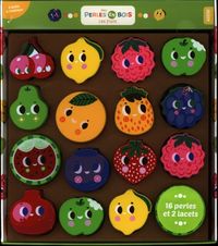 Produktbild: Mes premi&egrave;res perles en bois : les fruits