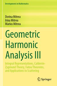 Produktbild: Geometric Harmonic Analysis III