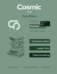 Produktbild: Cosmic Prep Digital SAT Reading Guide Focus Edition