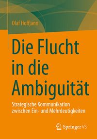 Produktbild: Die Flucht in die Ambiguit&auml;t