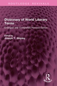 Produktbild: Dictionary of World Literary Terms