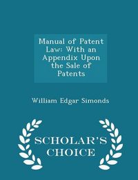 Produktbild: Manual of Patent Law