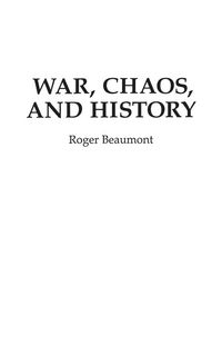 Produktbild: War, Chaos, and History