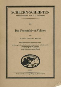 Bild vom Artikel Das Urnenfeld von Volders vom Autor Alfons Kasseroler