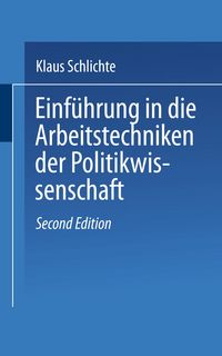 Produktbild: Einf&uuml;hrung in die Arbeitstechniken der Politikwissenschaft