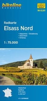 Produktbild: Radkarte Elsass Nord