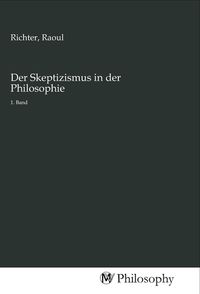 Produktbild: Der Skeptizismus in der Philosophie