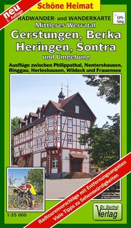 Produktbild: Radwander- und Wanderkarte Mittleres Werratal, Gerstungen, Berka, Heringen, Sontra und Umgebung