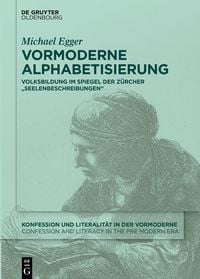 Produktbild: Fr&uuml;hmoderne Alphabetisierung