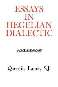 Produktbild: Essays in Hegelian Dialectic