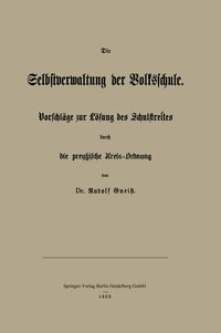 Produktbild: Die Selbstverwaltung der Volksschule