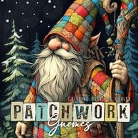 Produktbild: Patchwork Gnomes Coloring Book for Adults