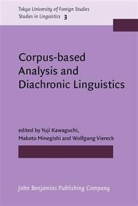Produktbild: Corpus-based Analysis and Diachronic Linguistics