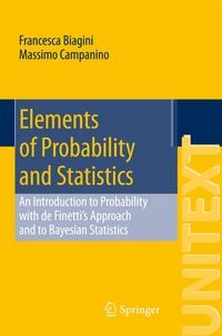Produktbild: Elements of Probability and Statistics