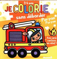 Produktbild: Je colorie sans d&eacute;border : pin-pon pin-pon