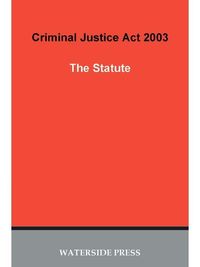 Produktbild: Criminal Justice Act 2003