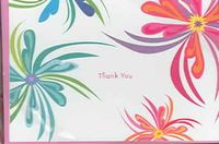 Produktbild: Funky Flora Thank You Cards: Light