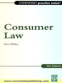 Produktbild: Practice Notes on Consumer Law