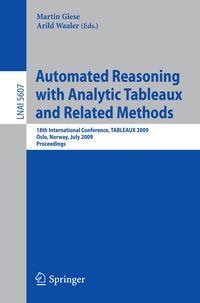 Produktbild: Automated Reasoning with Analytic Tableaux and Related Methods