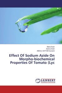 Produktbild: Effect Of Sodium Azide On Morpho-biochemical Properties Of Tomato (Lyc