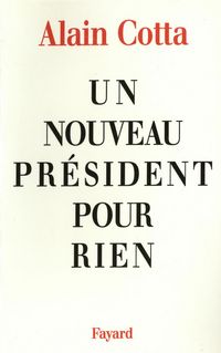 Produktbild: Un nouveau pr&eacute;sident pour rien