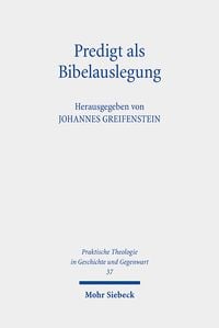 Produktbild: Predigt als Bibelauslegung
