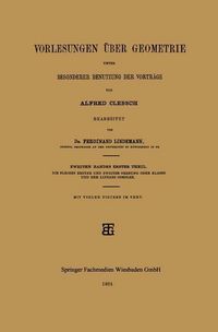 Produktbild: Vorlesungen &uuml;ber Geometrie unter Besonderer Benutzung der Vortr&auml;ge