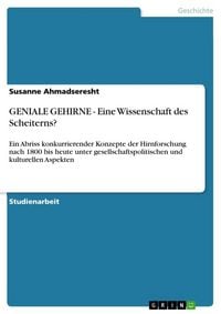 Produktbild: GENIALE GEHIRNE - Eine Wissenschaft des Scheiterns?
