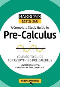 Produktbild: Barron's Math 360: A Complete Study Guide to Pre-Calculus with Online Practice